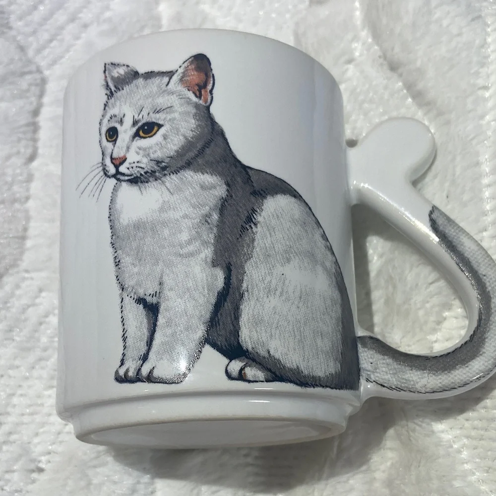 Charming Cat Design Mug Set - Picture 11 of 15